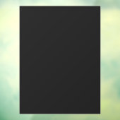 Autocollant Pour Fenêtre Coupure | Solide Black Dark Blockout Confidentiali (Feuille 3)