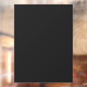 Autocollant Pour Fenêtre Coupure | Solide Black Dark Blockout Confidentiali (Feuille 2)