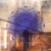 Autocollant Pour Fenêtre Couronne Chakra (Feuille 2)