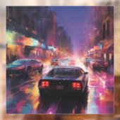 Autocollant Pour Fenêtre Course dynamique Cityscape (Feuille 2)