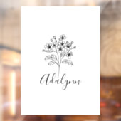 Autocollant Pour Fenêtre Couverture en polaire (Feuille 2)