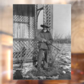 Autocollant Pour Fenêtre Cowboy Rancher ou le hors-la-loi canadien du Vieux (Feuille 2)