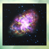 Autocollant Pour Fenêtre Crabe Nebula Supernova Remnant Hubble Composite (Feuille 3)