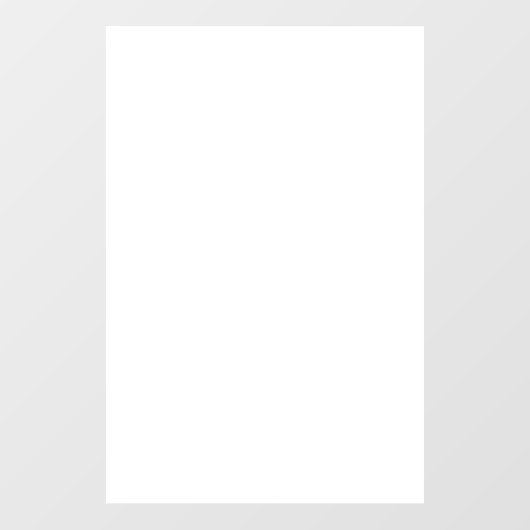 Autocollant Pour Fenêtre Create Your Own (Feuille)