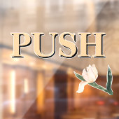 Autocollant Pour Fenêtre Create Your Own Simple Custom Push (Feuille 2)