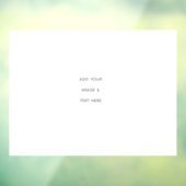 Autocollant Pour Fenêtre Create Your Own white  (Feuille 3)