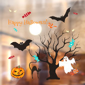 Autocollant Pour Fenêtre Créatures et bonbons d'Halloween (Feuille 2)