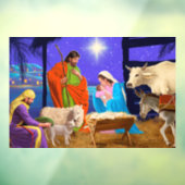 Autocollant Pour Fenêtre crèche (Feuille 3)