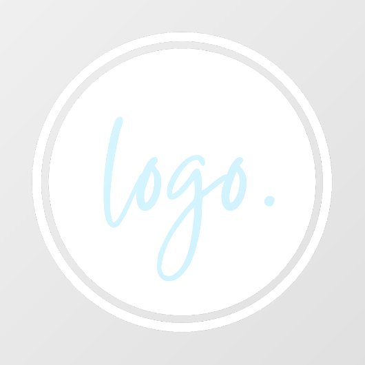 AUTOCOLLANT POUR FENÊTRE CRÉEZ VOTRE PROPRE COMMERCE D'ENTREPRISE LOGO COMP (Feuille)