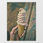 Autocollant Pour Fenêtre crème glacée froide cool (Feuille)