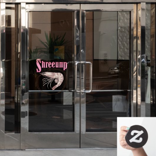 Autocollant Pour Fenêtre Crevettes (Porte de bureau)