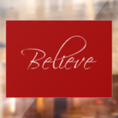 Autocollant Pour Fenêtre Croire (pour Noël) (Feuille 2)