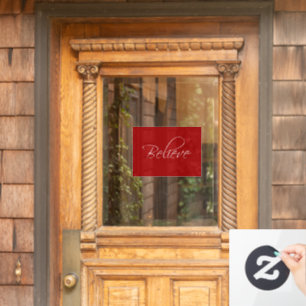 Autocollant Pour Fenêtre Croire (pour Noël)