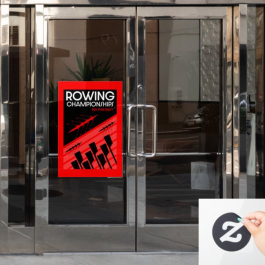 Autocollant Pour Fenêtre Croisement international (Porte de bureau)