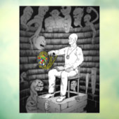 Autocollant Pour Fenêtre Cube magique avec monstres (Feuille 3)