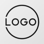 Autocollant Pour Fenêtre Custom Business Logo Window Cling (Feuille)