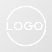 Autocollant Pour Fenêtre Custom Business Logo Window Cling (Feuille)