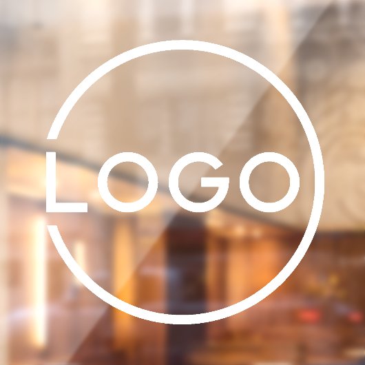 Autocollant Pour Fenêtre Custom Business Logo Window Cling (Feuille 2)