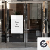 Autocollant Pour Fenêtre Custom Print Multiple Sizes (Porte de bureau)