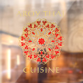 Autocollant Pour Fenêtre Customiser Thai Restaurant Front Publicité Windo (Feuille 2)