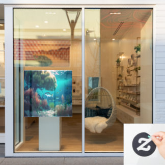 Autocollant Pour Fenêtre Customisez votre propre vie sous-marine pour les p