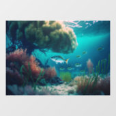 Autocollant Pour Fenêtre Customisez votre propre vie sous-marine pour les p (Feuille)