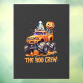 Autocollant Pour Fenêtre Cute Boo Crew Modern Jack-o'-lantern Halloween (Feuille 3)