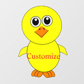 Autocollant Pour Fenêtre Cute Chick Thunder_Cove (Feuille)