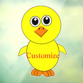 Autocollant Pour Fenêtre Cute Chick Thunder_Cove (Feuille 3)