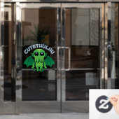 Autocollant Pour Fenêtre Cutethulhu (Porte de bureau)