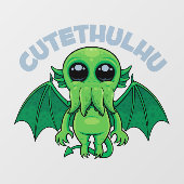 Autocollant Pour Fenêtre Cutethulhu (Feuille)