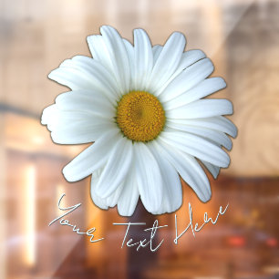 Autocollant Pour Fenêtre Daisy Decal Personnalisé Wild Daisy Window Clouage