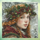 Autocollant Pour Fenêtre Dame du Vieux-Monde (Feuille 3)