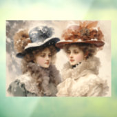 Autocollant Pour Fenêtre Dames victoriennes (Feuille 3)