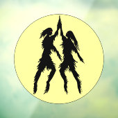 Autocollant Pour Fenêtre Dancing Shades Weird Art (Feuille 3)