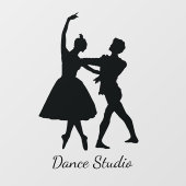 Autocollant Pour Fenêtre Danse Danser Design Fenêtre Classer (Feuille)