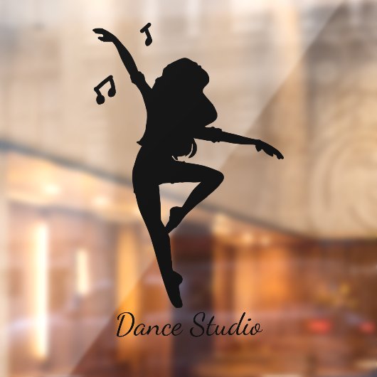 Autocollant Pour Fenêtre Danse Danser Design Fenêtre Classer (Feuille 2)