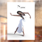 Autocollant Pour Fenêtre Danseuse blanche Thunder_Cove (Feuille 2)