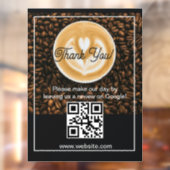 Autocollant pour fenêtre de café | Vinyle pour dev (Feuille 2)