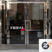 Autocollant pour fenêtre de magasin - VENTE DU VEN (Porte de bureau)