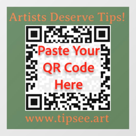 Autocollant pour fenêtre de membre TipSee (vert) (Feuille)