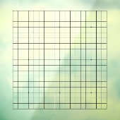 Autocollant Pour Fenêtre Décal de collage personnalisable transparent Goban (Feuille 3)