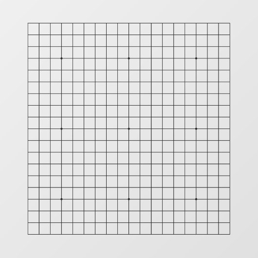 Autocollant Pour Fenêtre Décal de collage personnalisable transparent Goban (Feuille)