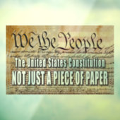 Autocollant Pour Fenêtre Décal de collage statique Constitution américaine (Feuille 3)