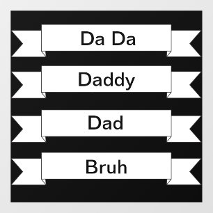 Autocollant Pour Fenêtre Decal de fenêtre Papa Bruh