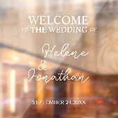 Autocollant Pour Fenêtre Décal Miroir De Mariage Personnalisé, Douche, Fête (Feuille 2)