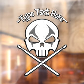 Autocollant Pour Fenêtre Décal Roche & Rouleau Personnaliser la vignette Fe (Feuille 2)