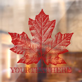 Autocollant Pour Fenêtre Décalage Canada Personnalisez la vignette Cool Can (Feuille 2)