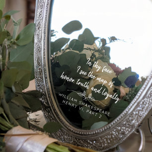 Autocollant Pour Fenêtre Décalcomanie de verre de mariage élégant moderne C