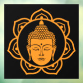 Autocollant Pour Fenêtre Décor bouddhiste (Feuille 3)